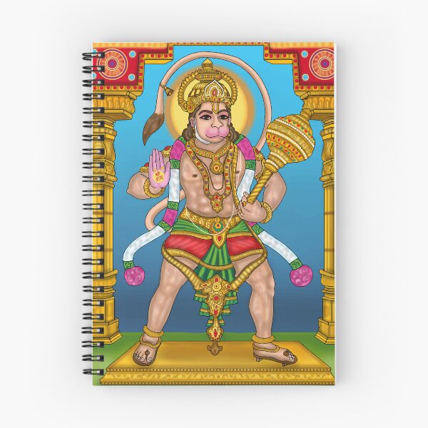 Item preview, Divine Hanuman God Drawing – Spiritual Hindu Art Design designed and sold by Harshit_Digital_Arts.