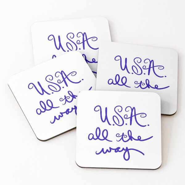 Item preview, U.S.A. all the way Blue designed and sold by abeink.