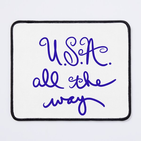 Item preview, U.S.A. all the way Blue designed and sold by abeink.