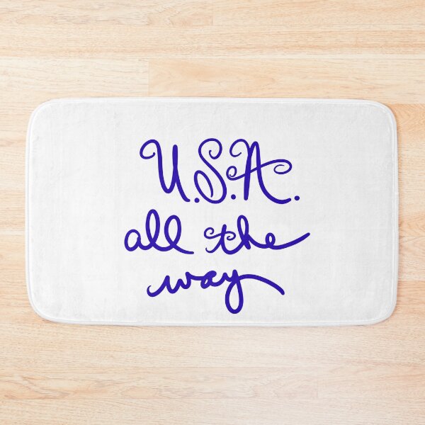 Item preview, U.S.A. all the way Blue designed and sold by abeink.