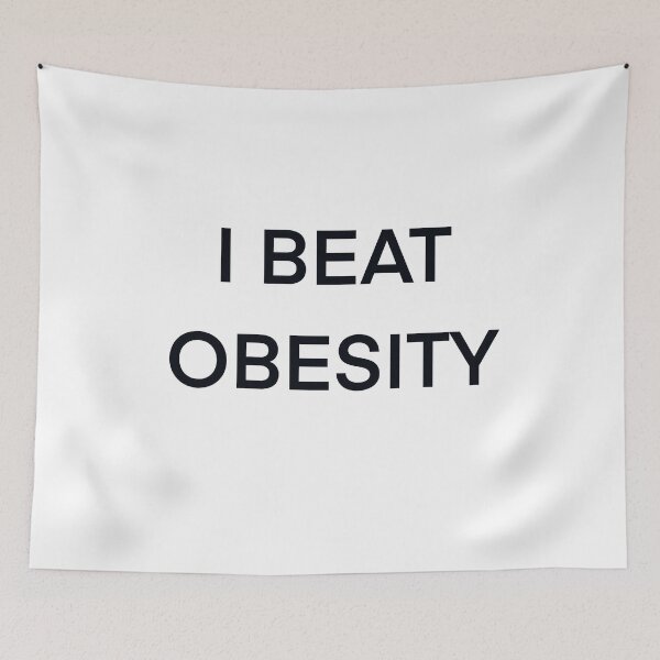 Item preview, I BEAT OBESITY designed and sold by Cristina Perez.
