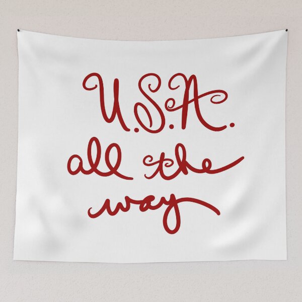 Item preview, U.S.A. all the way Red designed and sold by abeink.