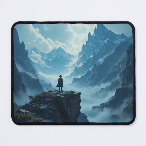 Item preview, Edge of the World – Epic Fantasy Mountain Journey designed and sold by infiniterealmsX.