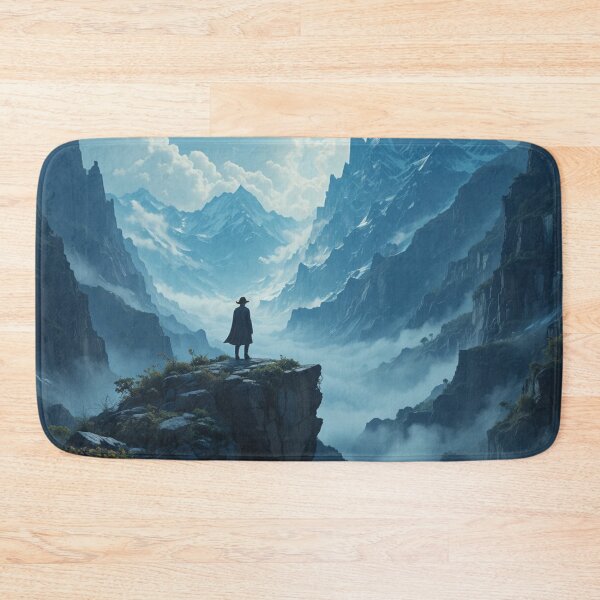 Item preview, Edge of the World – Epic Fantasy Mountain Journey designed and sold by infiniterealmsX.