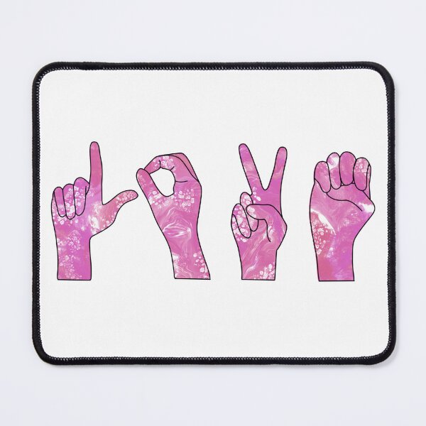Item preview, LOVE in ASL Finger Spelling- American Sign Language designed and sold by PD-Coastal.