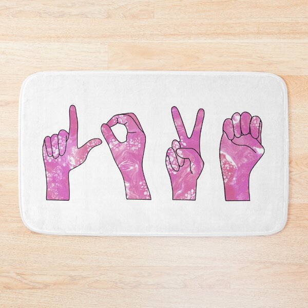 Item preview, LOVE in ASL Finger Spelling- American Sign Language designed and sold by PD-Coastal.