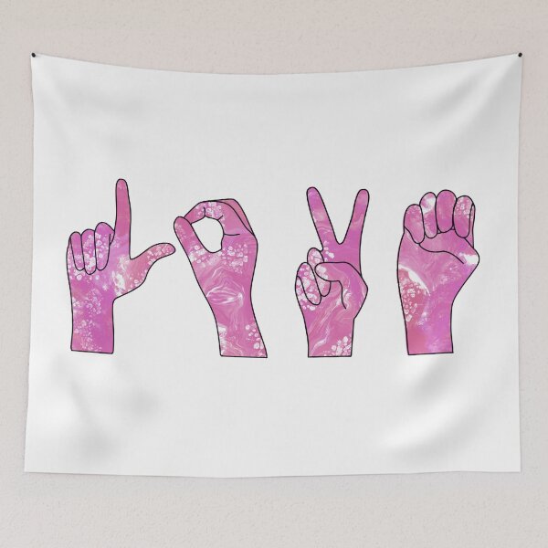 Item preview, LOVE in ASL Finger Spelling- American Sign Language designed and sold by PD-Coastal.