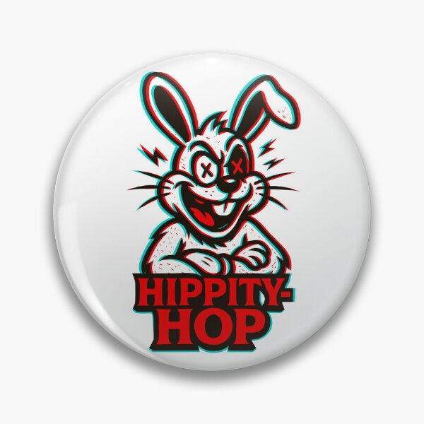 Item preview, 3D Anaglyph Easter Bunny - Hippity-Hop designed and sold by Ghost on Toast.