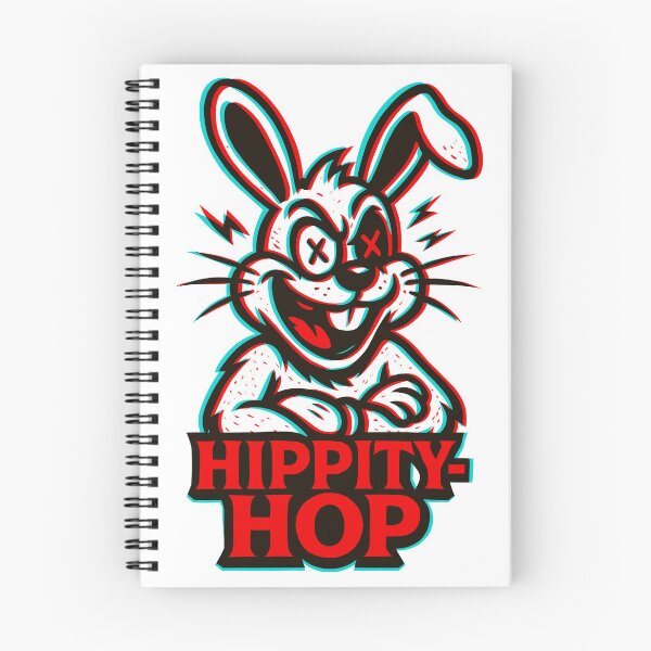 Item preview, 3D Anaglyph Easter Bunny - Hippity-Hop designed and sold by Ghost on Toast.