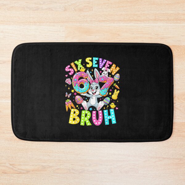 Item preview, 67 Six Seven Bruh Meme Cute Rabbit Bunny Easter Day Girl Kid designed and sold by Happycapyco.