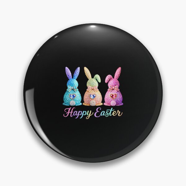 Artikelvorschau, Frohe Ostern! Ostereiersuche mit Hasen, Kristallen und Diamanten entworfen und verkauft von Happycapyco.