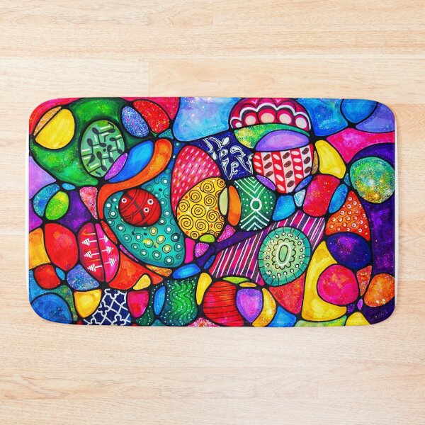 Item preview, Vibrant Zentangle Mosaic – Bold Abstract Pattern Art designed and sold by Duckey8.