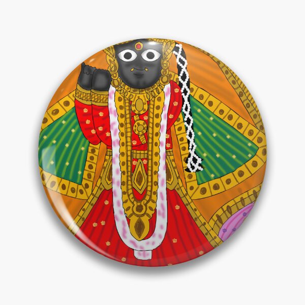 Item preview, Lord Banke Bihari Drawing – Krishna Devotional Art Illustration designed and sold by Harshit_Digital_Arts.