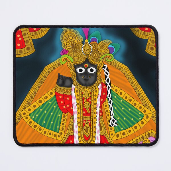 Item preview, Lord Banke Bihari Drawing – Krishna Devotional Art Illustration designed and sold by Harshit_Digital_Arts.