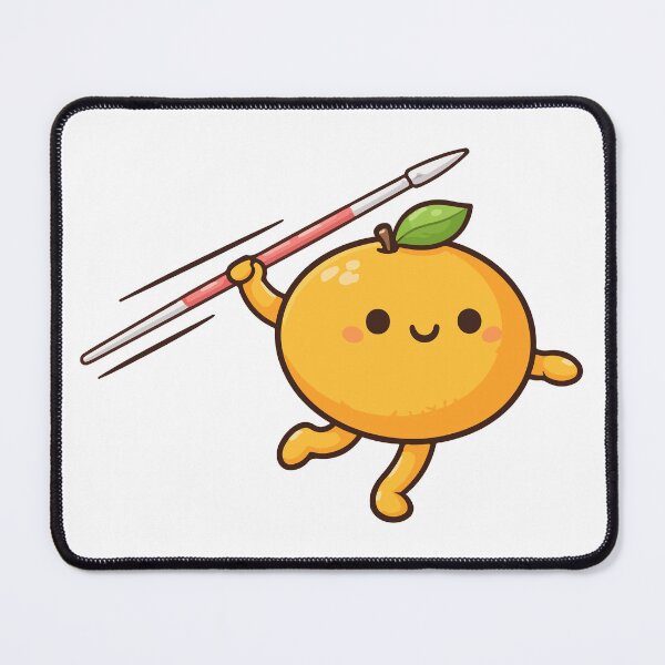 Item preview, Orange Javelin Throw designed and sold by OniumEth.