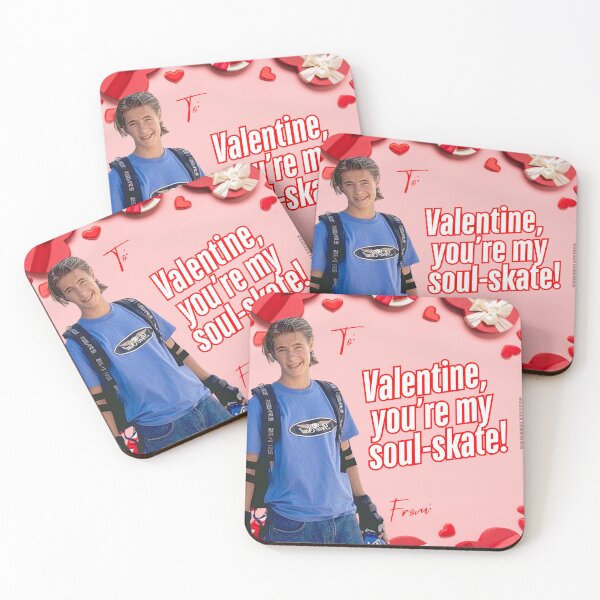 Item preview,  You’re My Soul-Skate Valentine Card designed and sold by NoMoreLateFees.