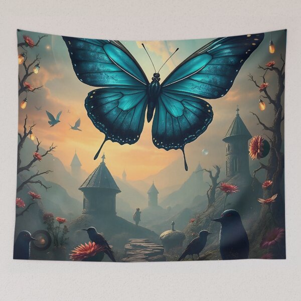 Item preview, Butterfly Fantasy World Fantasy designed and sold by Sachie's Studio.