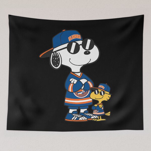 Item preview, Snoopy Islanders Ice Hockey designed and sold by Relatable Art.
