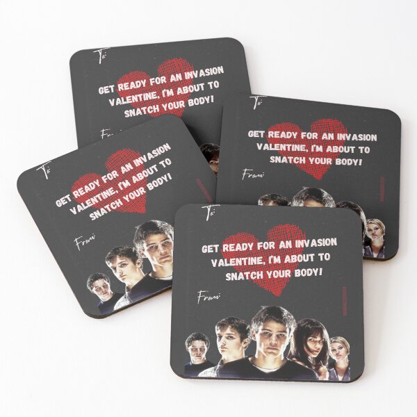 Item preview, Get Ready for an Invasion Valentine Card designed and sold by NoMoreLateFees.