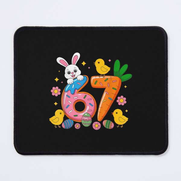 Item preview, 67 Six Seven Cute Bunny Rabbit Easter Day Girl Kid designed and sold by Happycapyco.