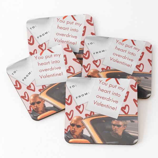 Item preview,  You Put My Heart Into Overdrive Valentine Card designed and sold by NoMoreLateFees.