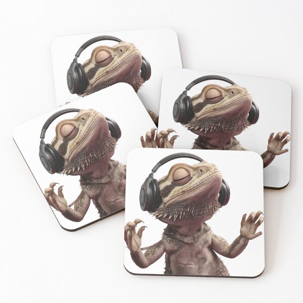 Item preview, Duke the Bearded Dragon Jammin 1A (SonciWave Vibes) designed and sold by SonicWave Vibes.