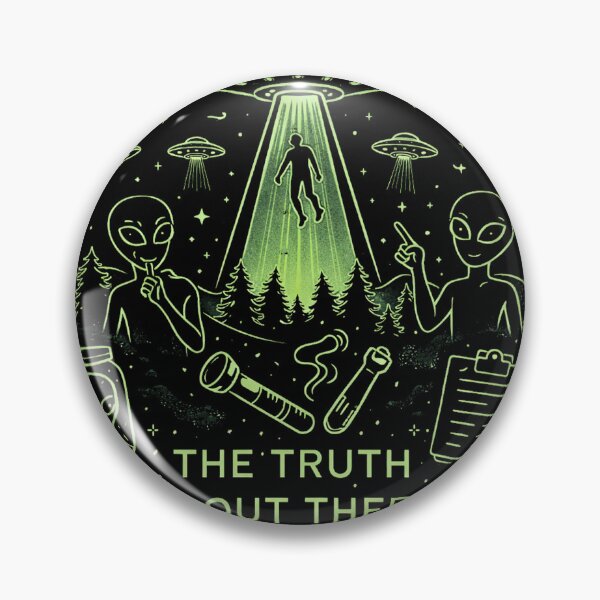 Item preview, The Truth Is Out There Alien Conspiracy Retro Sci-Fi designed and sold by Dimu Co..