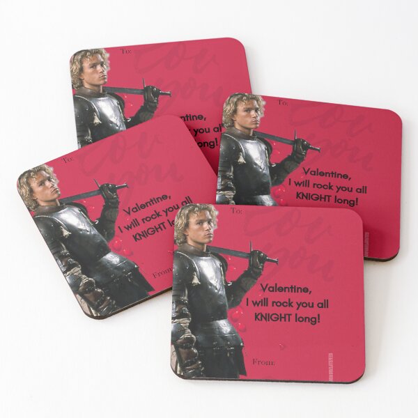 Item preview, Rock You All Knight Long Valentine designed and sold by NoMoreLateFees.