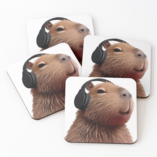 Item preview, Oscar the Capybara Jammin 1A (SonciWave Vibes) designed and sold by SonicWave Vibes.