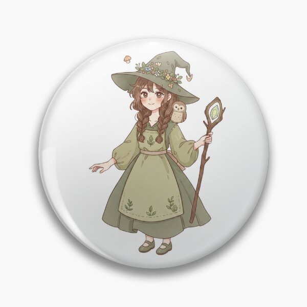 Item preview, Hedge Witch Aesthetic – Herbal Magic, Liminal Paths & Nature Witch Illustration designed and sold by CosmicCutouts.