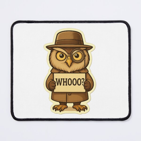 Item preview, Detective Owl Says WHOOO? designed and sold by M. DESIREE'.