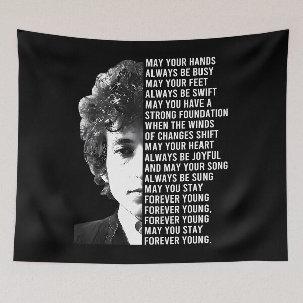Item preview, Bob Dylan Forever Young Lyrics designed and sold by Relatable Art.