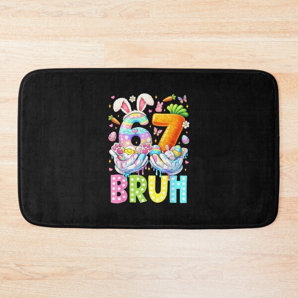 Item preview, Easter Six Seven 6 7 Bruh Bunny Rabbit Eggs Boy Girl Kids designed and sold by Cokonatss.