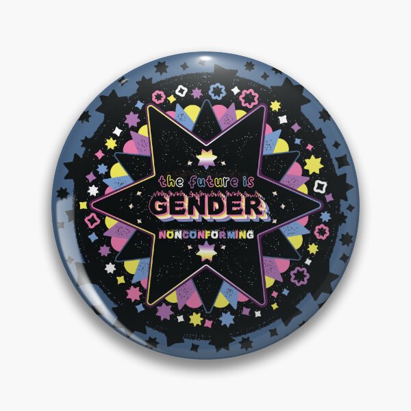Item preview, The future is Gender Nonconforming [bigender] designed and sold by deadbeatprince-typography.