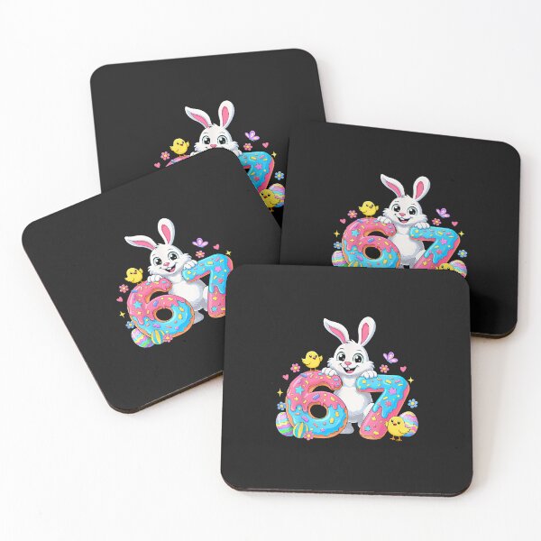 Item preview, 67 Funny Six Seven Gen Meme Cute Rabbit Bunny Easter Day designed and sold by Cokonatss.