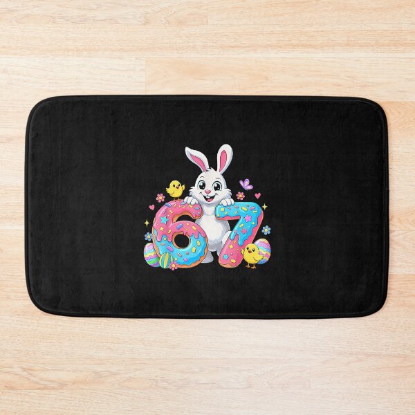 Item preview, 67 Funny Six Seven Gen Meme Cute Rabbit Bunny Easter Day designed and sold by Cokonatss.