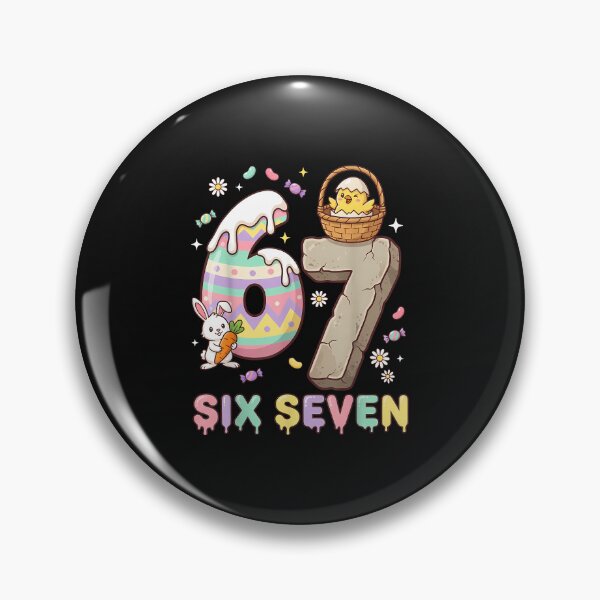 Item preview, 67 Easter Six Seven Bunny Chick Easter Egg Funny 6 7 Meme designed and sold by Cokonatss.