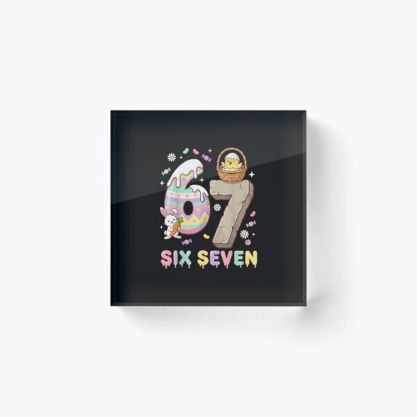 Item preview, 67 Easter Six Seven Bunny Chick Easter Egg Funny 6 7 Meme designed and sold by Cokonatss.