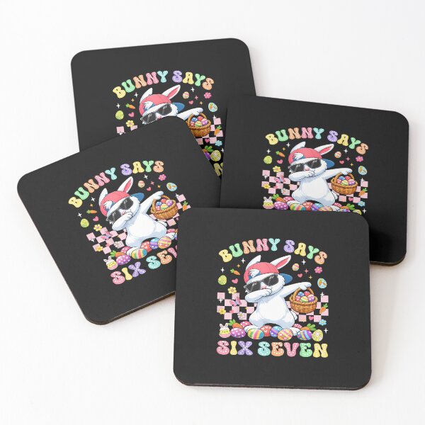 Item preview, Bunny Says Six Seven Happy Easter Day Rabbit Dab 67 Boy Kids designed and sold by Cokonatss.