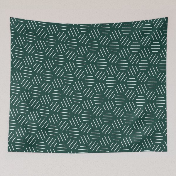 Item preview, Old School Green Bumblebee Tile - Abstract Geometric Shape Pattern  - Secret Santa Gifts designed and sold by RoyalStarsPatts.