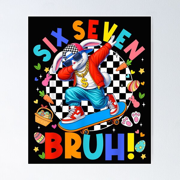 Item preview, 67 Easter Day Six Seven Bruh Rabbit Bunny Dabbing Boys Kids designed and sold by Cokonatss.