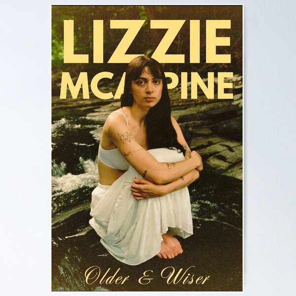 Item preview, Lizzie McAlpine Poster older and wiser  designed and sold by edenwilliamss.