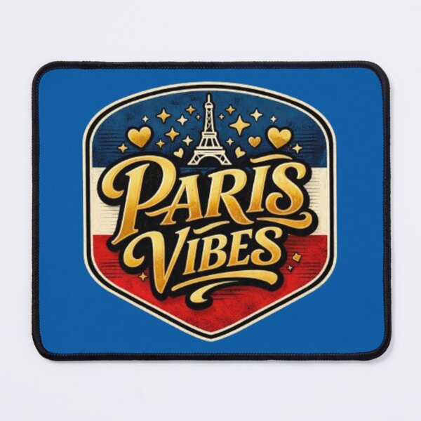 Item preview, Paris Vibes Ultra – Tricolor Street Fan Badge designed and sold by wanado.