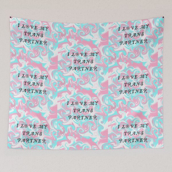 Item preview, I Love My Trans Partner (Trans Pride) designed and sold by artist-wanna-be.