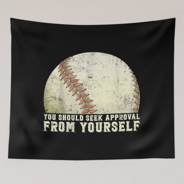Item preview, Seek Approval From Yourself Baseball Tee designed and sold by KIROSALS.