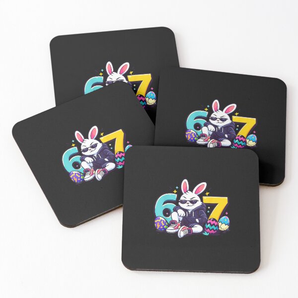 Item preview, 67 Funny Six Seven Gen Meme Rabbit Bunny Sunglasses Easter  designed and sold by Cokonatss.