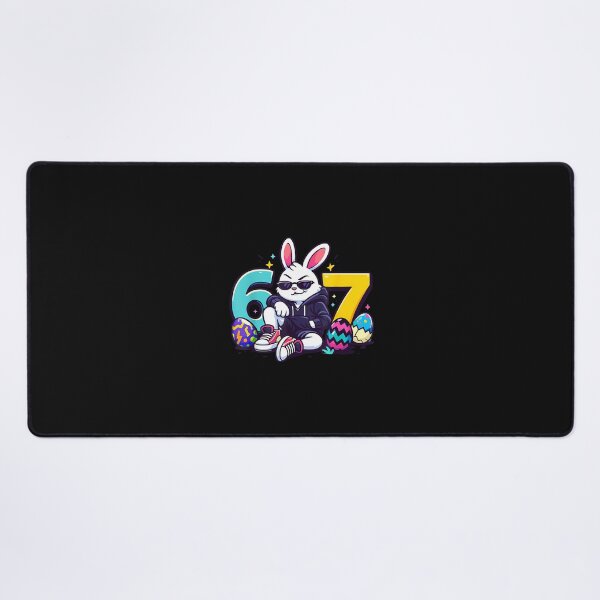 Item preview, 67 Funny Six Seven Gen Meme Rabbit Bunny Sunglasses Easter designed and sold by Cokonatss.