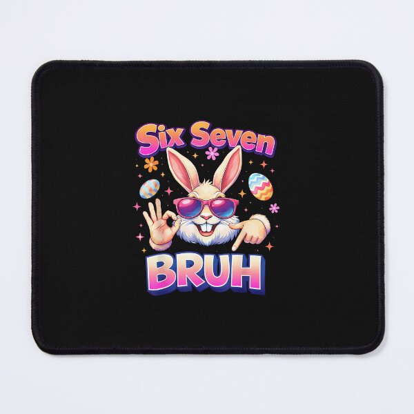 Item preview, Boys Girls Easter Funny Bunny Bruh Six Seven 67 Memes 6 7 designed and sold by Cokonatss.