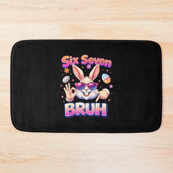 Item preview, Boys Girls Easter Funny Bunny Bruh Six Seven 67 Memes 6 7 designed and sold by Cokonatss.