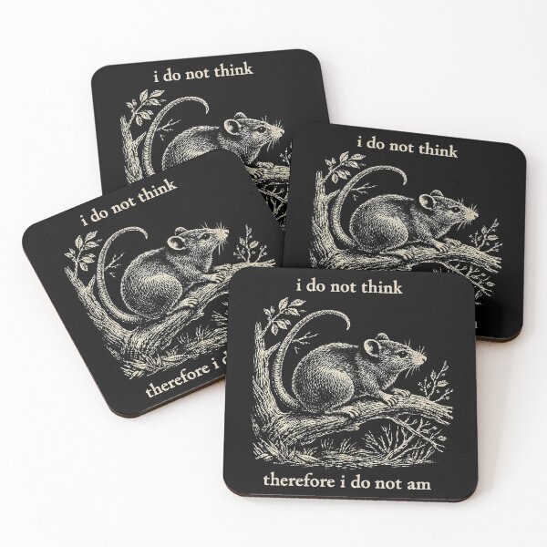 Item preview, i do not think therefore i do not am designed and sold by sarahdoesdesign.